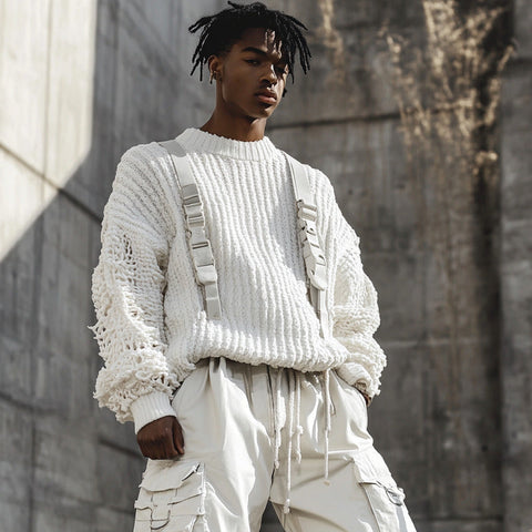 Áo Sweater Nam Trắng – Item Basic Nhưng Cực Kỳ Trendy Áo Sweater Nam Trắng – Item Basic Nhưng Cực Kỳ Trendy