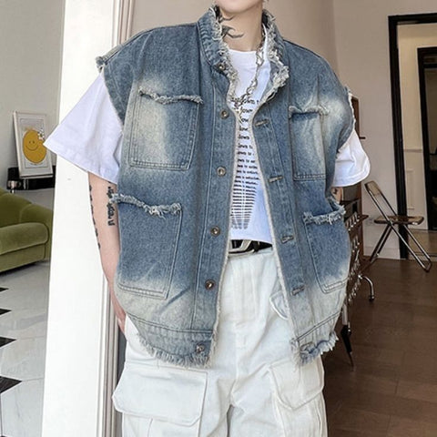 Áo Vest Nam Tái Chế May Thủ Công Tinh Xảo Đến Từng Đường Kim Áo Vest Nam Tái Chế May Thủ Công Tinh Xảo Đến Từng Đường Kim