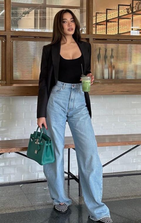 Outfit Với Quần Ống Rộng Cho Street Style Đậm Chất Riêng Outfit Với Quần Ống Rộng Cho Street Style Đậm Chất Riêng