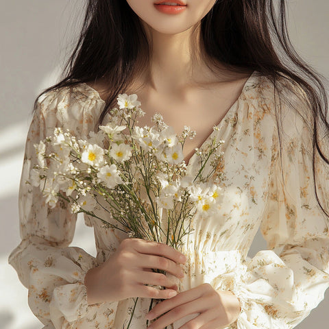 Biến Hóa Phong Cách Lãng Mạn Với Vải Ren Và Họa Tiết Hoa Biến Hóa Phong Cách Lãng Mạn Với Vải Ren Và Họa Tiết Hoa