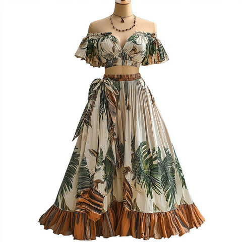 Cách Mix Set Áo Croptop Và Chân Váy Dài Đẹp Như Fashionista Cách Mix Set Áo Croptop Và Chân Váy Dài Đẹp Như Fashionista