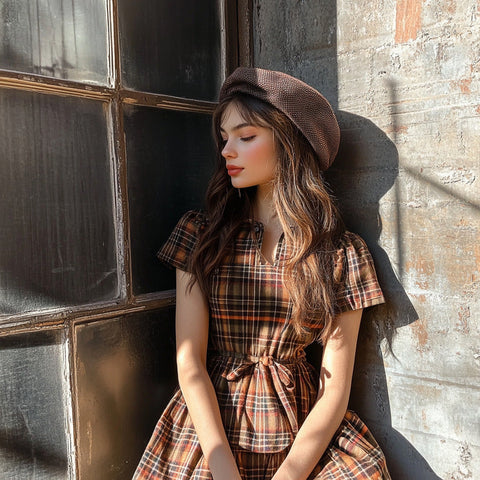 Mẫu Váy Suông Caro Khiến Bạn Trẻ Ra Vài Tuổi Mẫu Váy Suông Caro Khiến Bạn Trẻ Ra Vài Tuổi