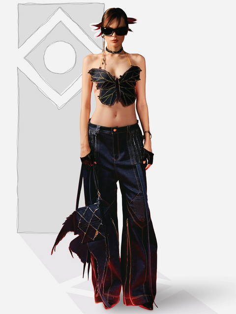 Túi Xách Nữ Denim The Fish Túi Xách Nữ Denim The Fish