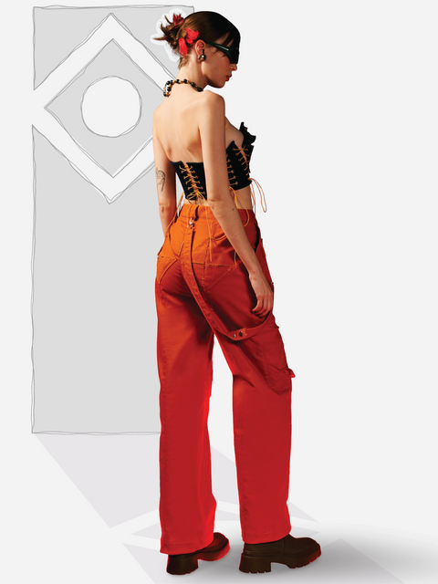 Quần Patchwork The Strap Quần Patchwork The Strap