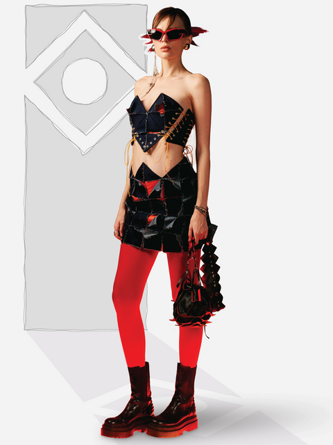 Chân Váy Ôm The Patchwork Chân Váy Ôm The Patchwork