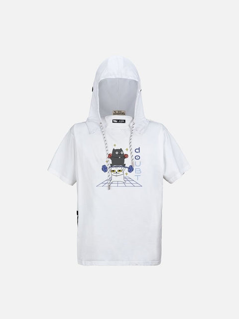 Áo Hoodie Tay Ngắn AR - Do(ubt) Áo Hoodie Tay Ngắn AR - Do(ubt)