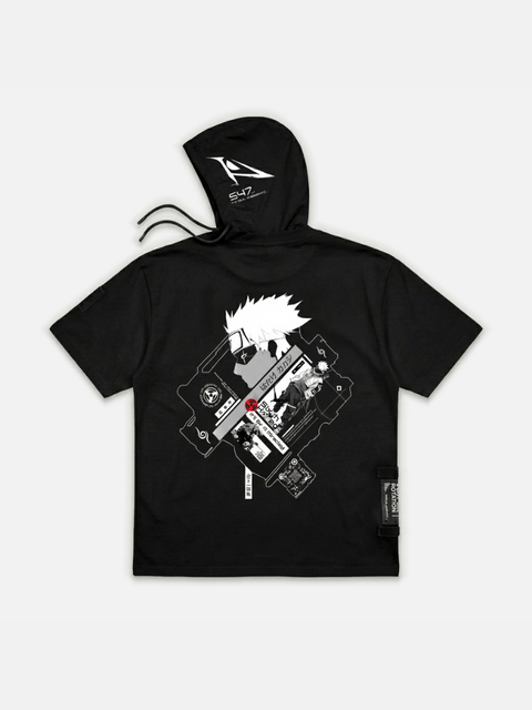 Áo Hoodie Tay Ngắn Oversize Kakashi Fanart Phản Quang AR Áo Hoodie Tay Ngắn Oversize Kakashi Fanart Phản Quang AR