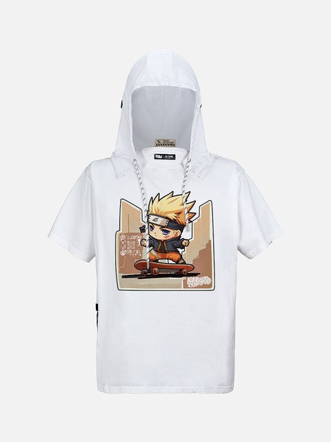 Áo Hoodie Tay Ngắn Oversize Naruto Chibi Fanart Áo Hoodie Tay Ngắn Oversize Naruto Chibi Fanart