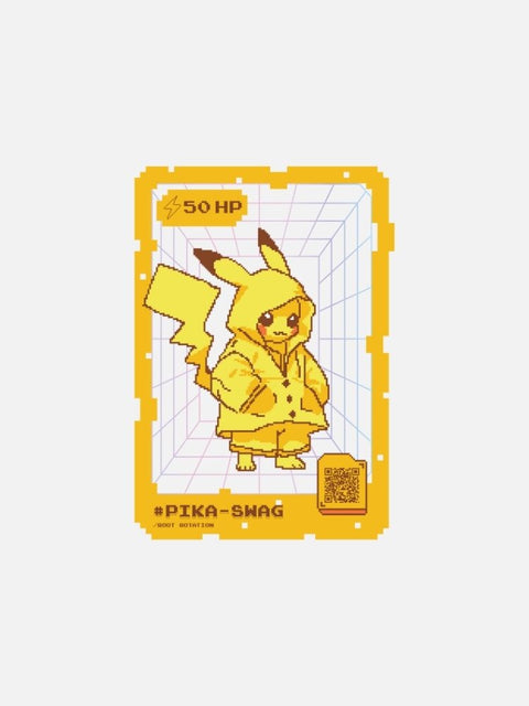 Áo Hoodie Tay Ngắn Oversize Pikachu Fanart Phản Quang AR Áo Hoodie Tay Ngắn Oversize Pikachu Fanart Phản Quang AR