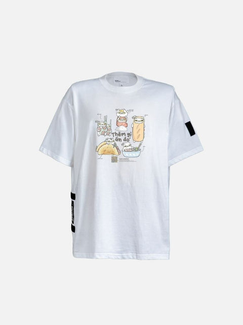 Áo Thun Oversize AR - Mèo Ăn Gì? Áo Thun Oversize AR - Mèo Ăn Gì?