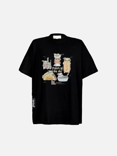 Áo Thun Oversize AR - Mèo Ăn Gì? Áo Thun Oversize AR - Mèo Ăn Gì?