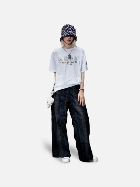 Áo Thun Oversize AR - Mèo Làm Gì? Áo Thun Oversize AR - Mèo Làm Gì?