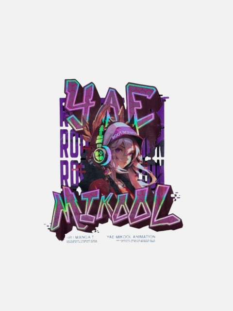 Áo Thun Oversize Yae Miko Fanart Phản Quang Áo Thun Oversize Yae Miko Fanart Phản Quang