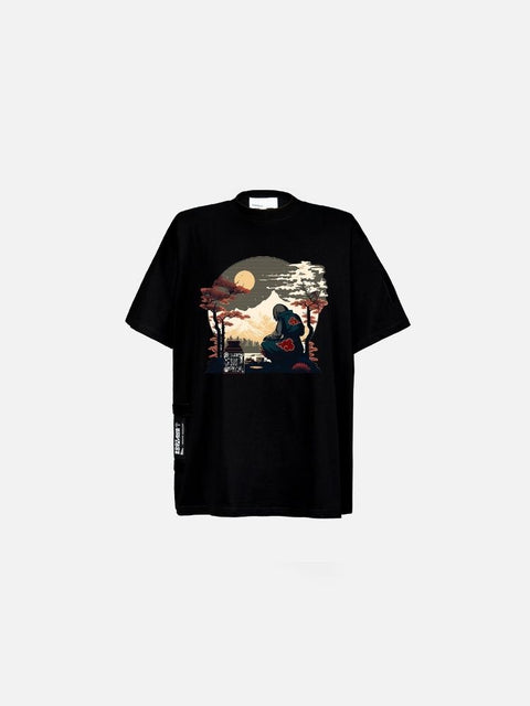 Áo Thun Thực tế ảo Oversize Uchiha - Itachi Fanart Áo Thun Thực tế ảo Oversize Uchiha - Itachi Fanart