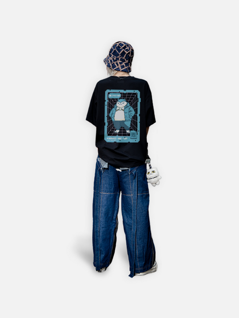 Áo Thun Oversize Snorlax Fanart Phản Quang AR Áo Thun Oversize Snorlax Fanart Phản Quang AR