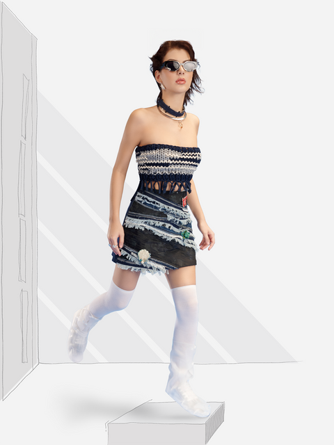 Áo Quây Crochet Jellyfish Áo Quây Crochet Jellyfish