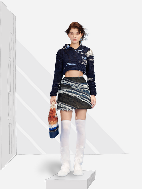 Áo Croptop Hoodie Crochet The Octopus Áo Croptop Hoodie Crochet The Octopus