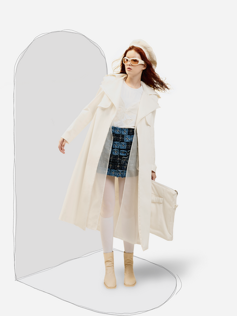 Măng Tô Nữ Dáng Dài Hai Lớp Măng Tô Nữ Dáng Dài Hai Lớp