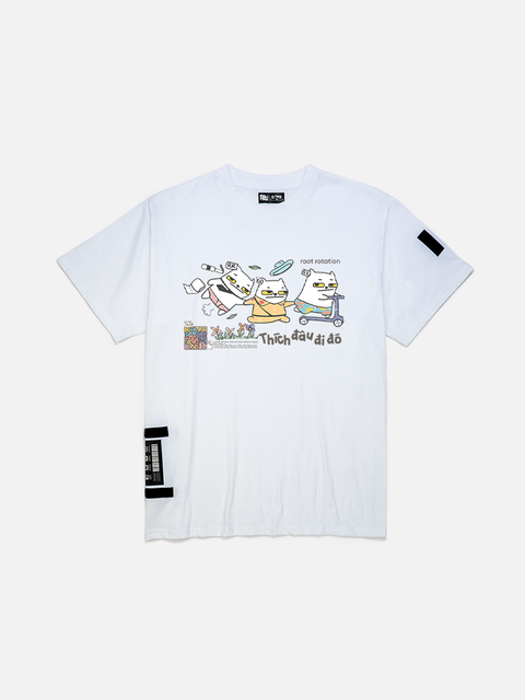 Áo Thun Oversize AR - Mèo Đi Đâu? Áo Thun Oversize AR - Mèo Đi Đâu?