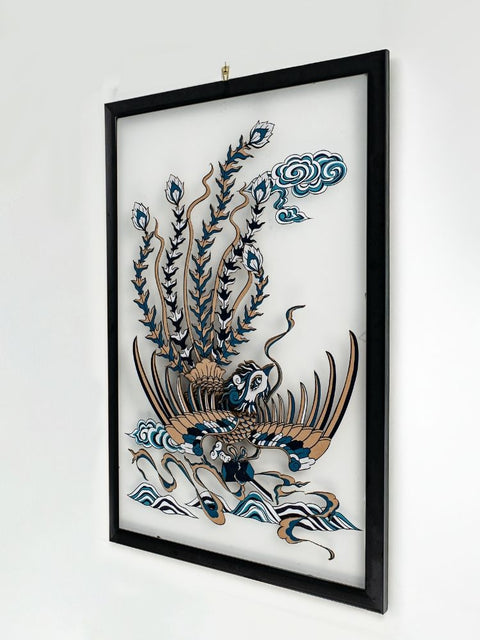 Tranh Việt Nghệ Thuật Treo Tường – Cardboard in UV, Khung Gỗ Thủ Công (40x60cm) Tranh Việt Nghệ Thuật Treo Tường – Cardboard in UV, Khung Gỗ Thủ Công (40x60cm)