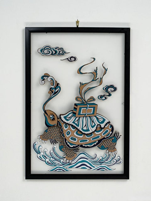 Tranh Việt Nghệ Thuật Treo Tường – Cardboard in UV, Khung Gỗ Thủ Công (40x60cm) Tranh Việt Nghệ Thuật Treo Tường – Cardboard in UV, Khung Gỗ Thủ Công (40x60cm)