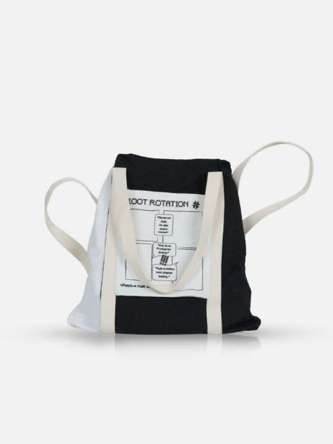 Túi Tote Techwear Vải Thun Tái Chế Handmade Manga Túi Tote Techwear Vải Thun Tái Chế Handmade Manga