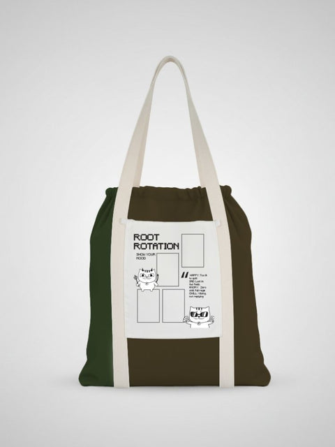 Túi Tote Techwear Vải Thun Tái Chế Handmade Meme Ruto Kaiten Túi Tote Techwear Vải Thun Tái Chế Handmade Meme Ruto Kaiten