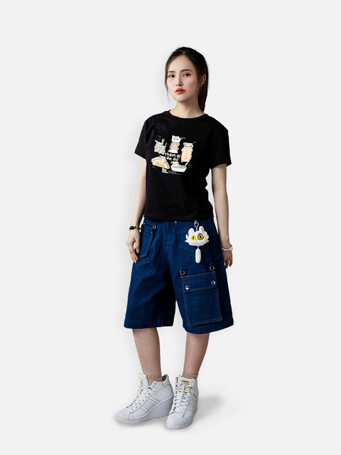 Áo Baby Tee - Mèo Ăn Gì? Áo Baby Tee - Mèo Ăn Gì?