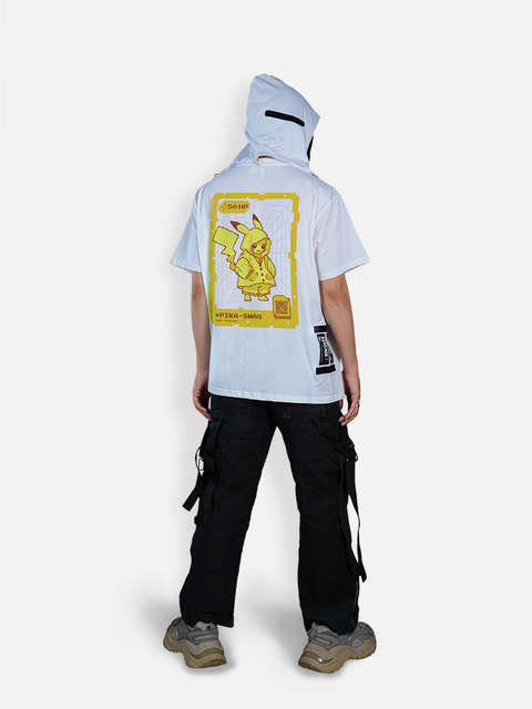 Áo Hoodie Tay Ngắn Pikachu Fanart Phản Quang AR Áo Hoodie Tay Ngắn Pikachu Fanart Phản Quang AR