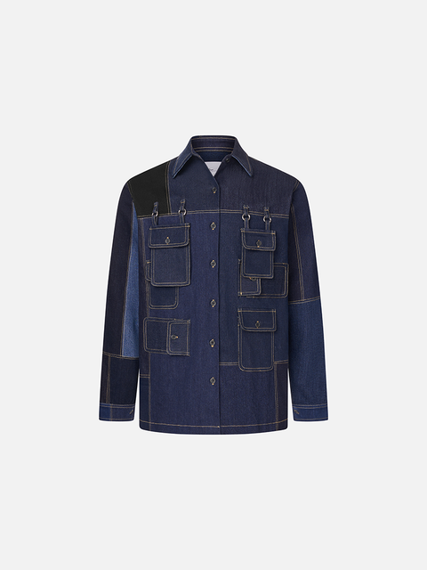 Áo Sơ Mi Utility Pocket Denim Áo Sơ Mi Utility Pocket Denim