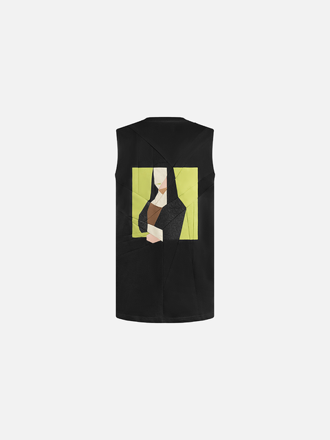 Áo Tanktop Họa Tiết Origami Mona Lisa Áo Tanktop Họa Tiết Origami Mona Lisa