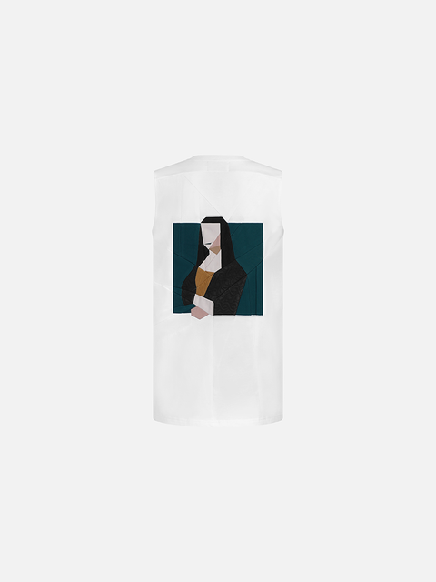 Áo Tanktop Họa Tiết Origami Mona Lisa Áo Tanktop Họa Tiết Origami Mona Lisa
