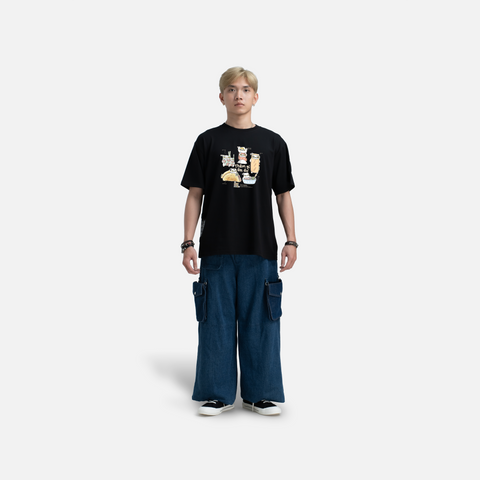Áo Thun Oversize AR - Mèo Ăn Gì? Áo Thun Oversize AR - Mèo Ăn Gì?