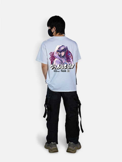 Áo Thun Oversize Raiden Shogun Fanart Phản Quang Áo Thun Oversize Raiden Shogun Fanart Phản Quang