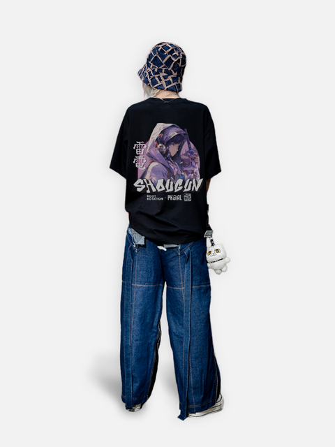 Áo Thun Oversize Raiden x Shougun Fanart Phản Quang Áo Thun Oversize Raiden x Shougun Fanart Phản Quang