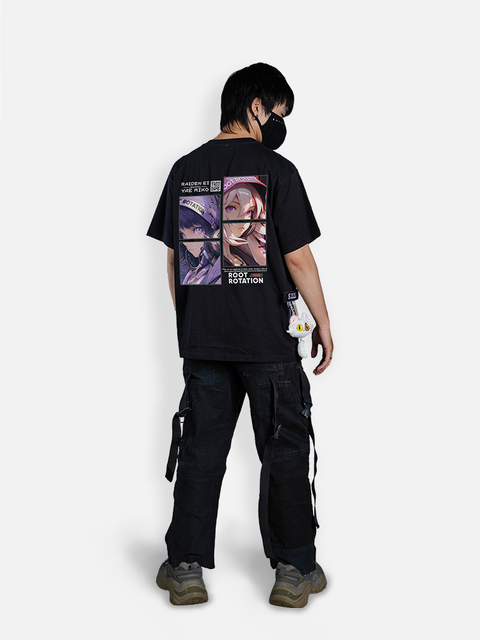 Áo Thun Oversize Raiden x Yae Fanart Phản Quang Áo Thun Oversize Raiden x Yae Fanart Phản Quang