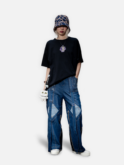 Áo Thun Oversize Raiden x Yae Fanart Phản Quang Áo Thun Oversize Raiden x Yae Fanart Phản Quang