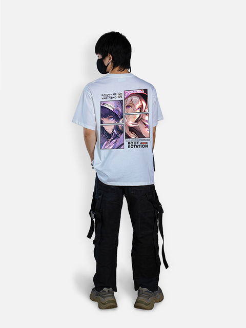 Áo Thun Oversize Raiden x Yae Fanart Phản Quang Áo Thun Oversize Raiden x Yae Fanart Phản Quang