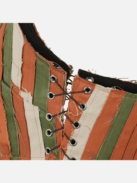 Áo Yếm Croptop The Grecian Kaki Áo Yếm Croptop The Grecian Kaki