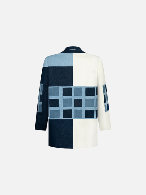 Blazer Họa Tiết Ô Vuông Blazer Họa Tiết Ô Vuông