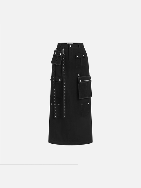 Chân Váy Dài The Pocket Denim Chân Váy Dài The Pocket Denim