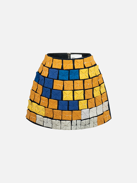 Chân Váy Hoa Origam Thun Spandex Chân Váy Hoa Origam Thun Spandex