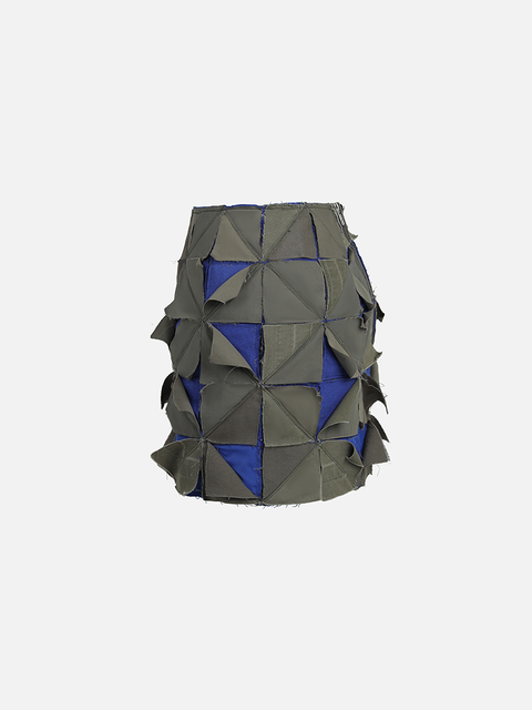 Chân Váy Ôm The Patchwork Kaki Chân Váy Ôm The Patchwork Kaki