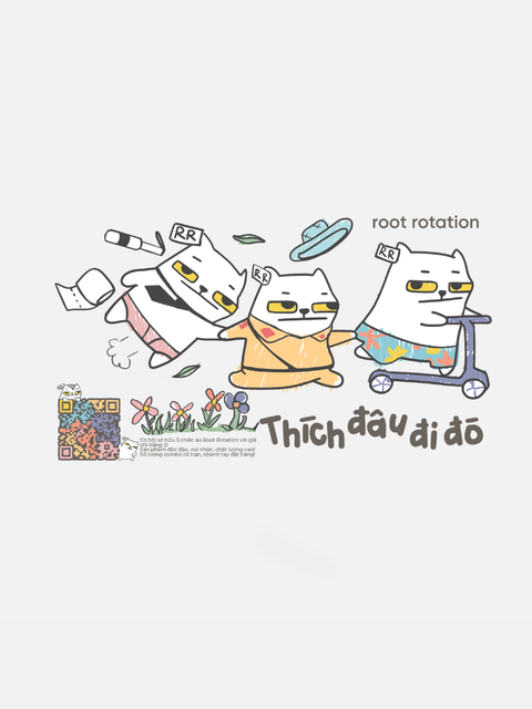 Áo Thun Oversize AR - Mèo Đi Đâu? Áo Thun Oversize AR - Mèo Đi Đâu?