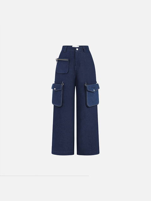 Quần Jean Ống Suông Túi Hộp Quần Jean Ống Suông Túi Hộp