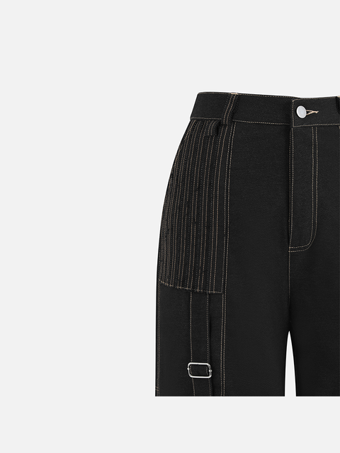 Quần Jean Zipper Gạch Bông Gió Kaki Quần Jean Zipper Gạch Bông Gió Kaki