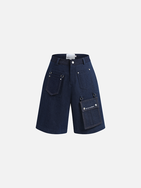 Quần Lửng Ống Rộng The Pocket Denim Quần Lửng Ống Rộng The Pocket Denim