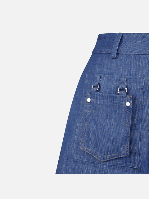 Quần Lửng Ống Rộng The Pocket Kaki Quần Lửng Ống Rộng The Pocket Kaki