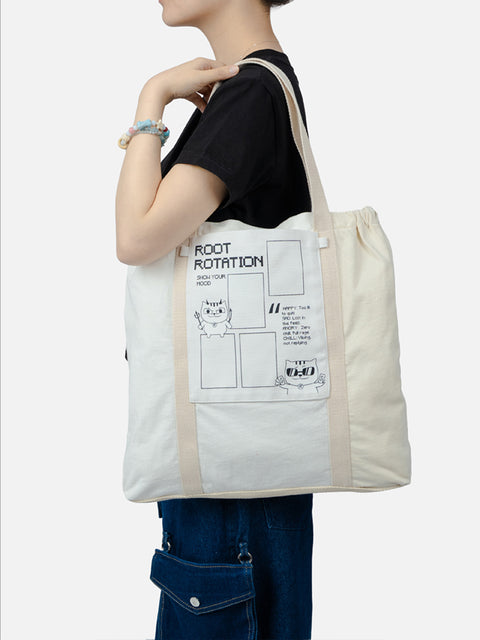 Túi Tote Techwear Vải Thun Tái Chế Handmade Meme Ruto Kaiten Túi Tote Techwear Vải Thun Tái Chế Handmade Meme Ruto Kaiten