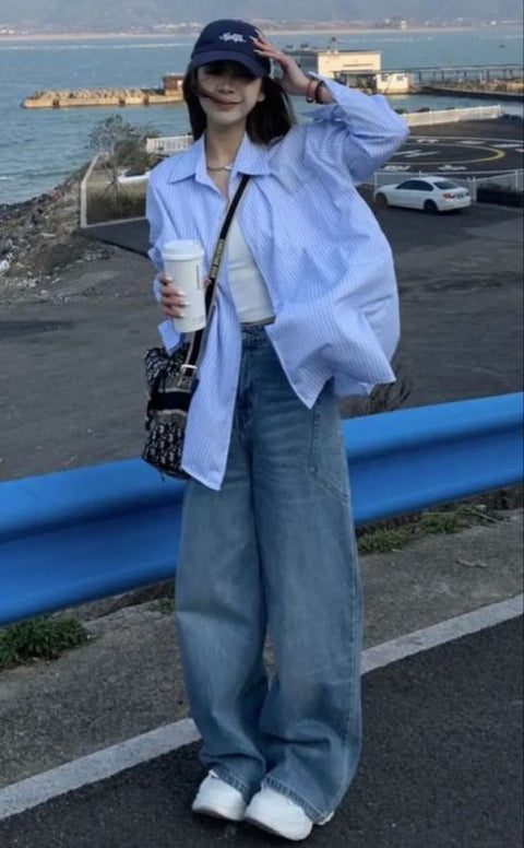 Áo Sơ Mi Oversize Đổi Mới Tủ Đồ Với Cách Phối Layer Sáng Tạo